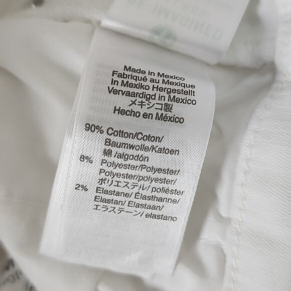 NEW J. Crew White Denim Vintage Straight Leg High Waisted Jeans - Picture 8 of 10